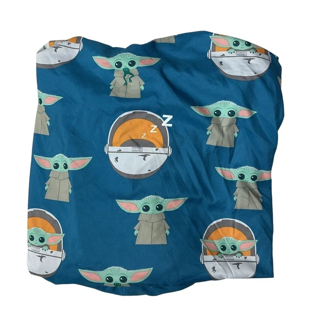 Star Wars Kids The Mandalorian Baby Yoda Twin Fitted Sheet Set‎ Bedding Set